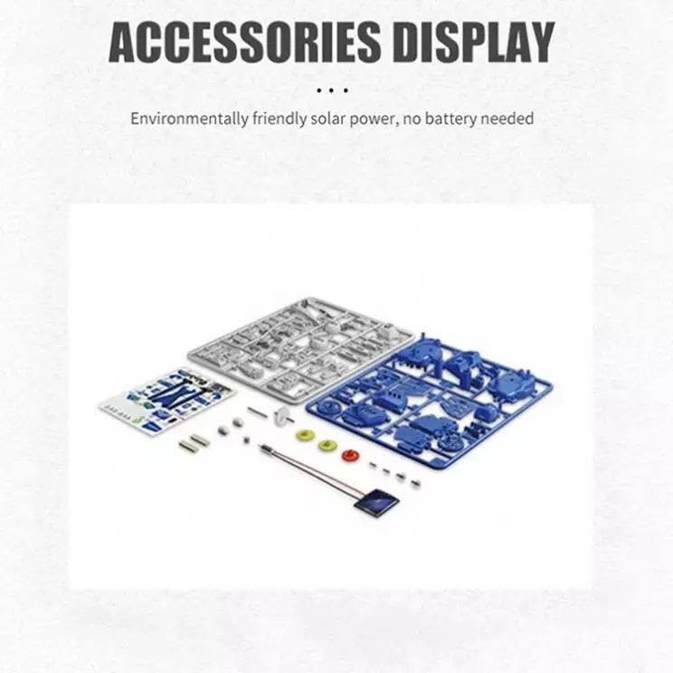 High Quality Customized DIY Assembled Solar Science Education Kits Novelty 3 in 1 Transforming Robot Toys for Kids